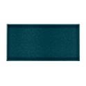 British Ceramic Tile Puddle Glaze Peacock 7.5cm x 15cm Wall Tile
