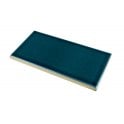 British Ceramic Tile Puddle Glaze Peacock 7.5cm x 15cm Wall Tile