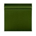 British Ceramic Tile Puddle Glaze Racing Green 15cm x 15cm Skirting Tile