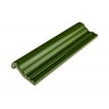 British Ceramic Tile Puddle Glaze Racing Green 5cm x 15cm Border Tile