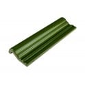 British Ceramic Tile Puddle Glaze Racing Green 5cm x 15cm Border Tile