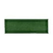 British Ceramic Tile Puddle Glaze Racing Green 5cm x 15cm Wall Tile