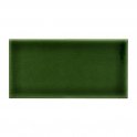 British Ceramic Tile Puddle Glaze Racing Green 7.5cm x 15cm Wall Tile
