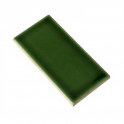 British Ceramic Tile Puddle Glaze Racing Green 7.5cm x 15cm Wall Tile