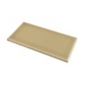 British Ceramic Tile Puddle Glaze Shortbread 7.5cm x 15cm Wall Tile
