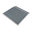 British Ceramic Tile Puddle Glaze Smoked Grey 15cm x 15cm Skirting Tile