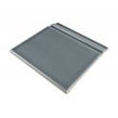 British Ceramic Tile Puddle Glaze Smoked Grey 15cm x 15cm Skirting Tile