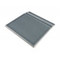 British Ceramic Tile Puddle Glaze Smoked Grey 15cm x 15cm Skirting Tile