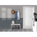 British Ceramic Tile Puddle Glaze Smoked Grey 15cm x 15cm Skirting Tile