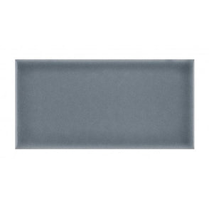 British Ceramic Tile Puddle Glaze Smoked Grey 7.5cm x 15cm Wall Tile