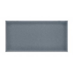 British Ceramic Tile Puddle Glaze Smoked Grey 7.5cm x 15cm Wall Tile