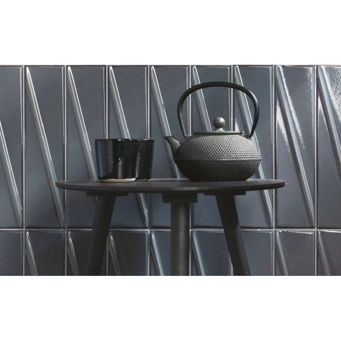 Italian Design Pulse Grey 7.6cm x 30.5cm Wall Tile