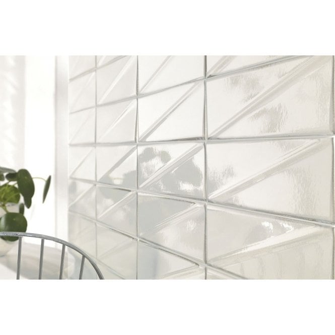 Italian Design Pulse Ice 7.6cm x 30.5cm Wall Tile