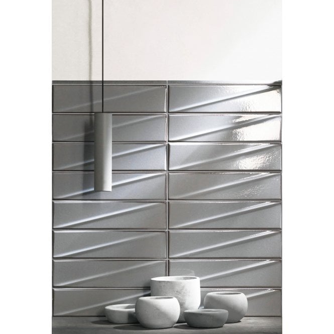 Italian Design Pulse Misty 7.6cm x 30.5cm Wall Tile