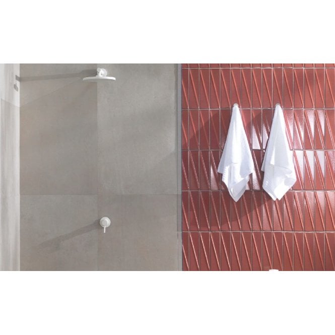 Italian Design Pulse Ruby 7.6cm x 30.5cm Wall Tile