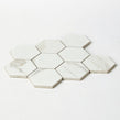 Q-Marmi Calacatta Hexagon Mosaic (9.5cm x 9.5cm) 29.2cm x 34.1cm Wall & Floor Tile