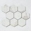 Q-Marmi Calacatta Hexagon Mosaic (9.5cm x 9.5cm) 29.2cm x 34.1cm Wall & Floor Tile