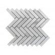 Q Marmi Statuario Herringbone 28cm x 29.2cm Wall & Floor Mosaic