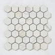 Q-Marmi Statuario Hexagon Mix Stone Mosaic 32.4cm x 33.2cm Wall & Floor Tile