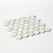 Q-Marmi Statuario Hexagon Mix Stone Mosaic 32.4cm x 33.2cm Wall & Floor Tile