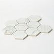 Q-Marmi Statuario Hexagon Mix Stone Mosaic (9.5cm x 9.5cm) 29.2cm x 34.1cm Wall & Floor Tile