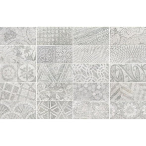 Equipe Quarcity Grey Decor 7.5cm x 30cm Wall Tile