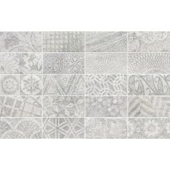 Equipe Quarcity Grey Decor 7.5cm x 30cm Wall Tile