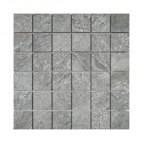 Quartz Stone Grey Matt 30cm x 30cm Mosaic Tile