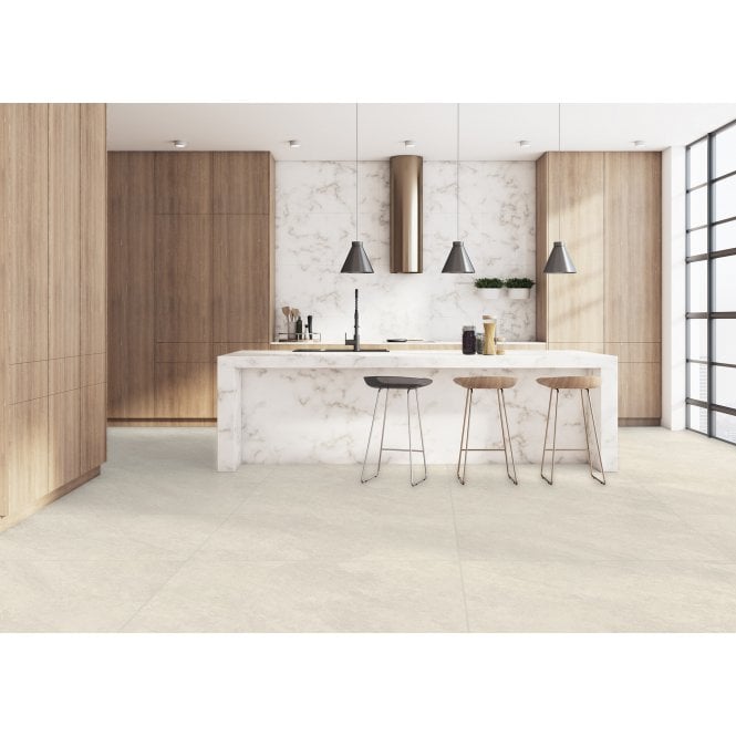Quartz White 60cm x 90cm 16mm Floor Tile Pallet Deal