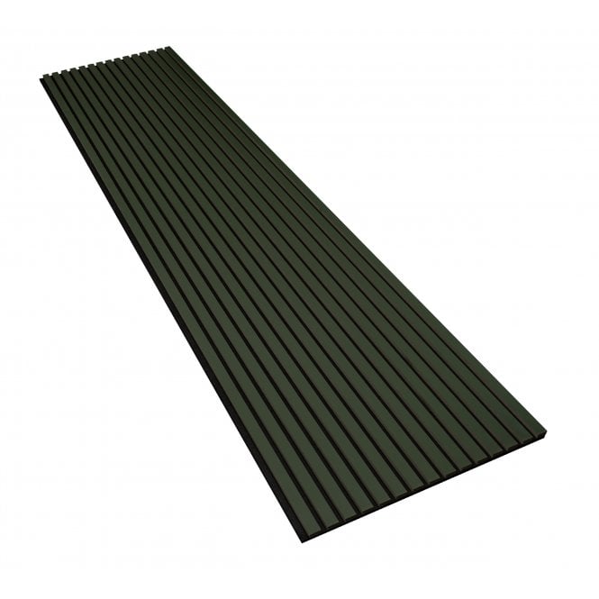 Racing Green Acoustic Wood Panel 240cm x 60cm x 21mm