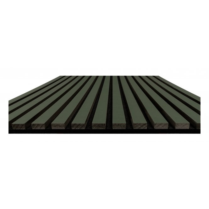 Racing Green Acoustic Wood Panel 240cm x 60cm x 21mm