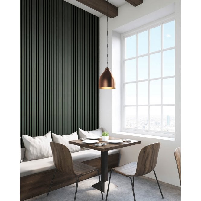 Racing Green Acoustic Wood Panel 240cm x 60cm x 21mm