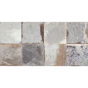 Raku Square Grey Tiles 31.6cm x 60cm Wall Tiles
