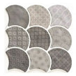 Realonda Scale Boho Grey 30.7cm x 30.7cm Wall and Floor Tile
