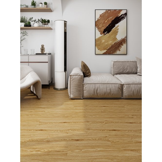 Red Chestnut Peel and Stick Vinyl Floor Tile 91.4cm x 15.2cm (2.5 Sq/M Per Pack)