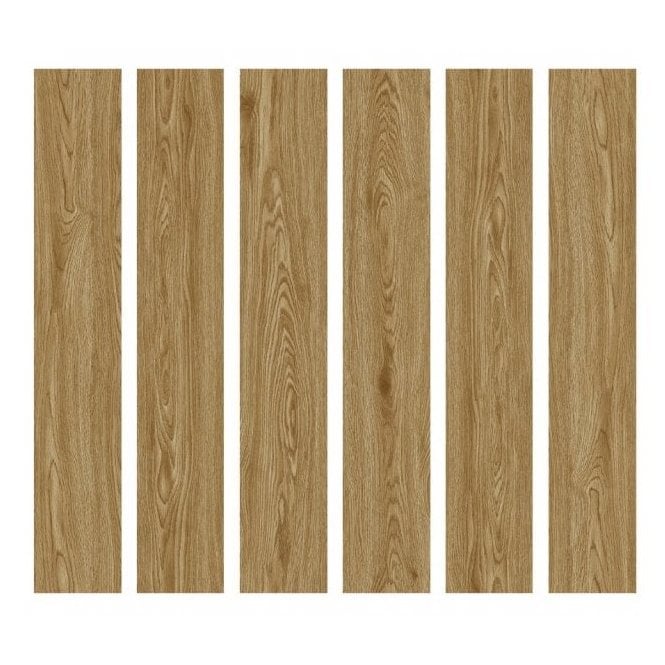 Red Chestnut Peel and Stick Vinyl Floor Tile 91.4cm x 15.2cm (2.5 Sq/M Per Pack)