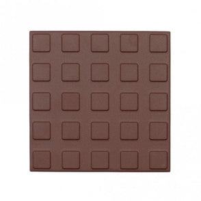 Red with Square Studs 14.6cm x 14.6cm Floor Tile