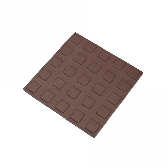 Red with Square Studs 14.6cm x 14.6cm Floor Tile