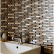 Remi Caramel 30cm x 33.5cm Mosaic Tile