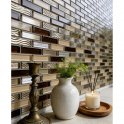 Remi Caramel 30cm x 33.5cm Mosaic Tile