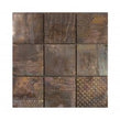 Reptilia Antique Bronze (9.8cm x 9.8cm) 29.8cm x 29.8cm Mosaic Tile