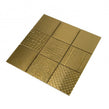 Reptilia Gold (9.8cm x 9.8cm) 29.8cm x 29.8cm Mosaic Tile