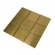 Reptilia Gold (9.8cm x 9.8cm) 29.8cm x 29.8cm Mosaic Tile