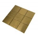 Reptilia Gold (9.8cm x 9.8cm) 29.8cm x 29.8cm Mosaic Tile