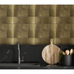 Reptilia Gold (9.8cm x 9.8cm) 29.8cm x 29.8cm Mosaic Tile