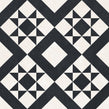 Retro Black Feature Floor 33cm x 33cm Floor Tile