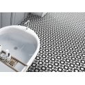 Retro Black Feature Floor 33cm x 33cm Floor Tile