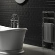 Retro Metro Charcoal Dado (5cm x 15cm) Wall Tile