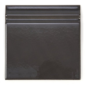 Retro Metro Charcoal Grey 15cm x 15cm Skirting Tile