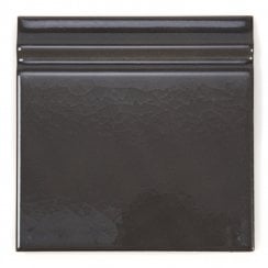 Retro Metro Charcoal Grey 15cm x 15cm Skirting Tile